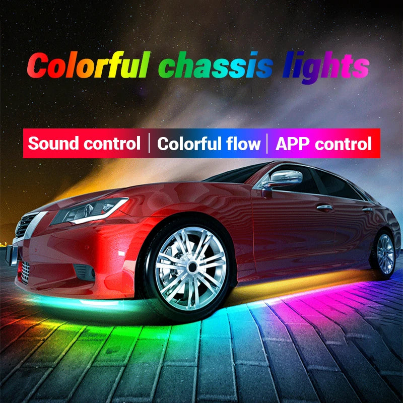 SEAMETAL Neon LED Strip Light Underbody Remote