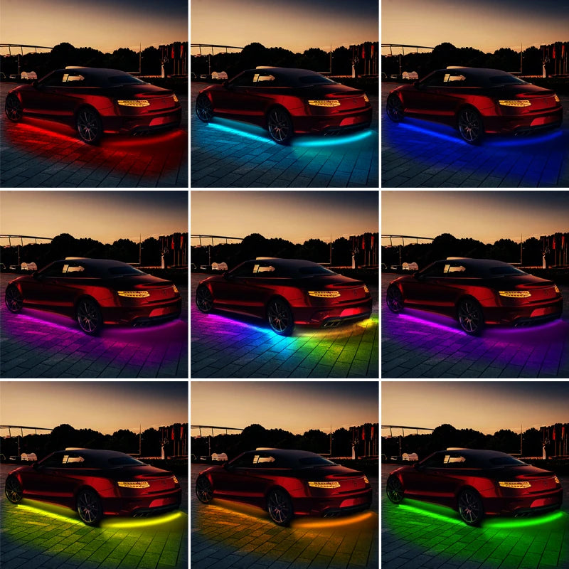 SEAMETAL Neon LED Strip Light Underbody Remote